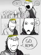 artist:mgk character:bu5t character:connor character:grand_champion corn soyjak // 1080x1433 // 966KB