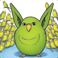 budgie meta:ai_generated // 160x160 // 53KB