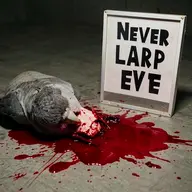 bird character:eve cockatiel gore meta:ai_generated // 512x512 // 488KB