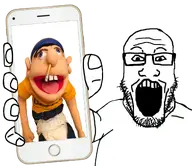 character:jeffy puppet series:sml soyjak transparent // 1160x1002 // 745KB